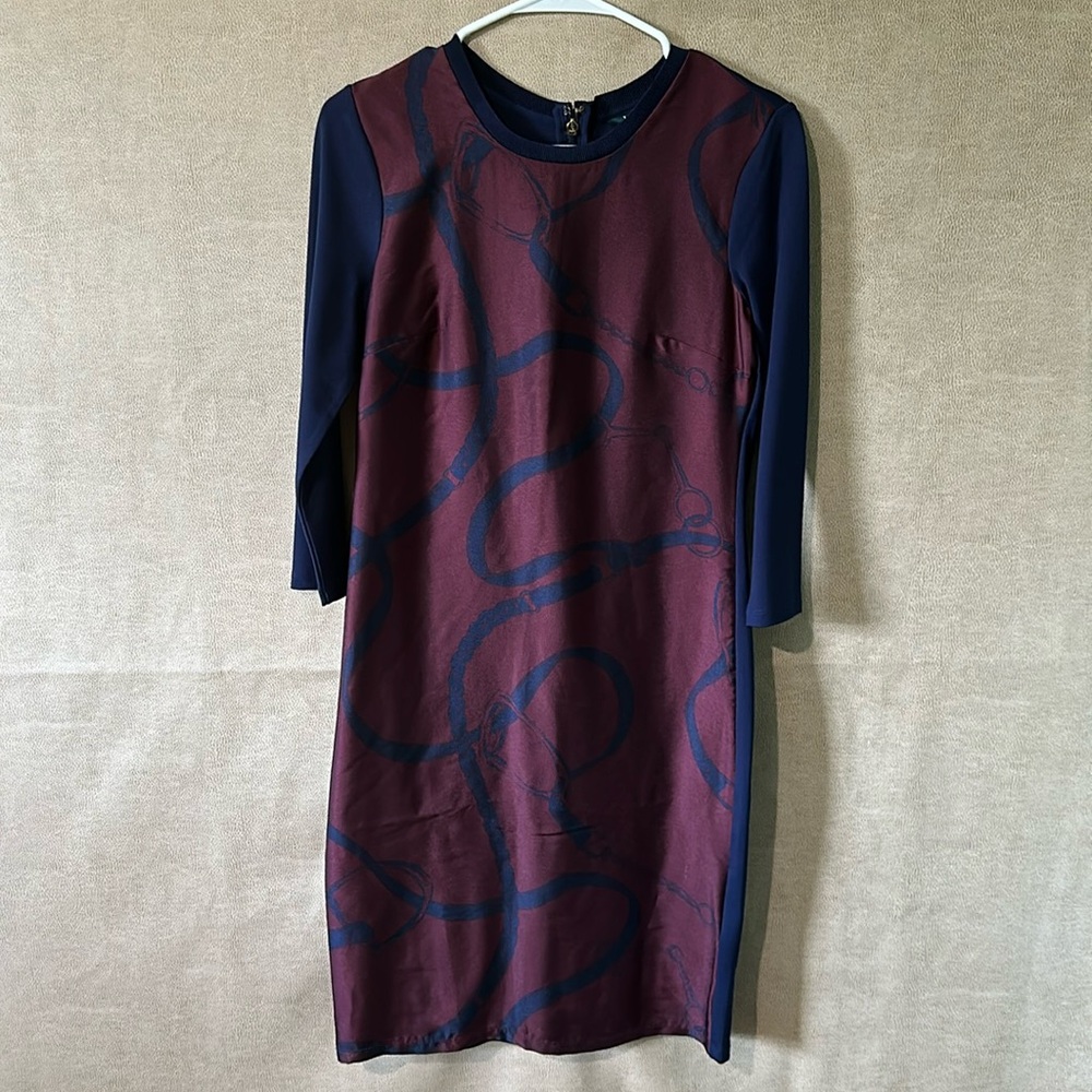 Ralph Lauren Block A Line Dress Size Extra Small